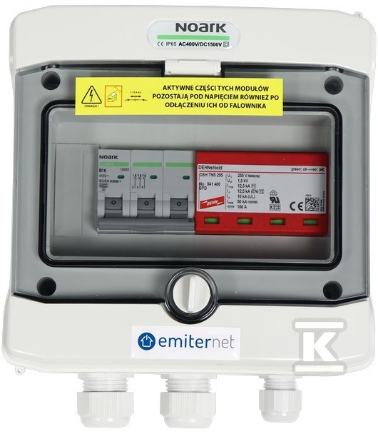 Hermetic distribution board EMITER with - EM-232_AC